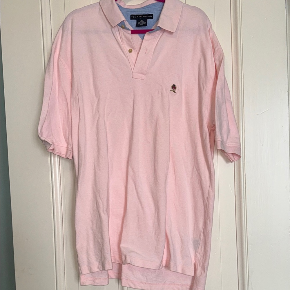Tommy Hilfiger Light Pink Polo Shirt for Men
